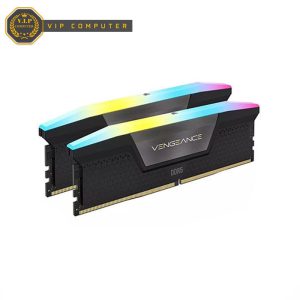 رم کورسیرCORSAIR VENGEANCE RGB 64GB 32GBx2 5200MHz CL40 DDR5 در فروشگاه وی آی پی کالا| vip-kala